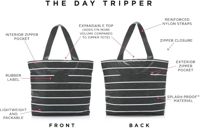 ALOHA Collection Day Tripper Tote | Lightweight, Packable, and Splash-Proof Beach Tote Bag | Easy to Clean