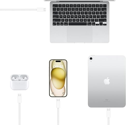 10ft USB A to USB C Cable, USB C CarPlay Cable Fast Charging for iPhone 17/16/16E/17E, Pro Max, 15 Plus, AirPods 4/AirPods Pro 2/3/Max 2,iPad 10th/11 Gen,iPad Pro 12.9/Air 5th/4th Long Charging Cord