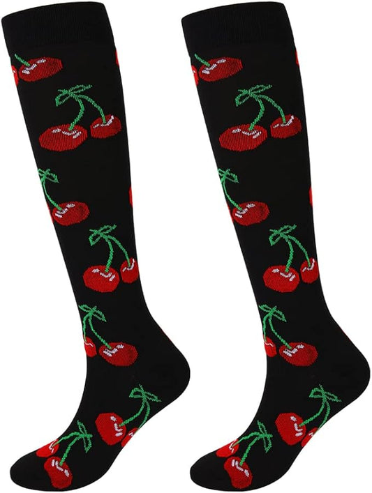 Junely Compression Socks for Women Knee High Socks for Running Nurses Pregnant Women Work Support Travel Flight Sports