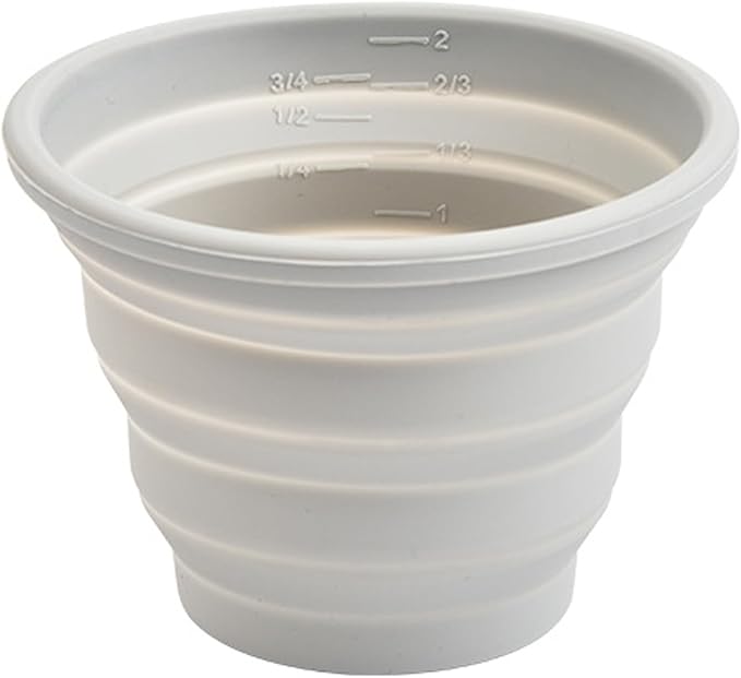 Silicone Collapsible Cups for Traveling, Reusable Folding Travel Cup, Small Portable Backpacking Camping Cup for Outdoor, 300ml, 1Pack
