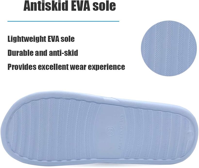 LM Women Shower Slippers Bathroom Slippers Sandals House Slippers Non Slip Shoes Dorm Shoes