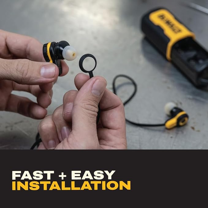 DEWALT Anti-Loss Lanyard for TWS & TWS ANC Earbuds – Durable Safety Cord for Secure Fit and Easy Access, Detachable Neck Strap Compatible with DEWALT Wireless Earbuds, Pro Accessories