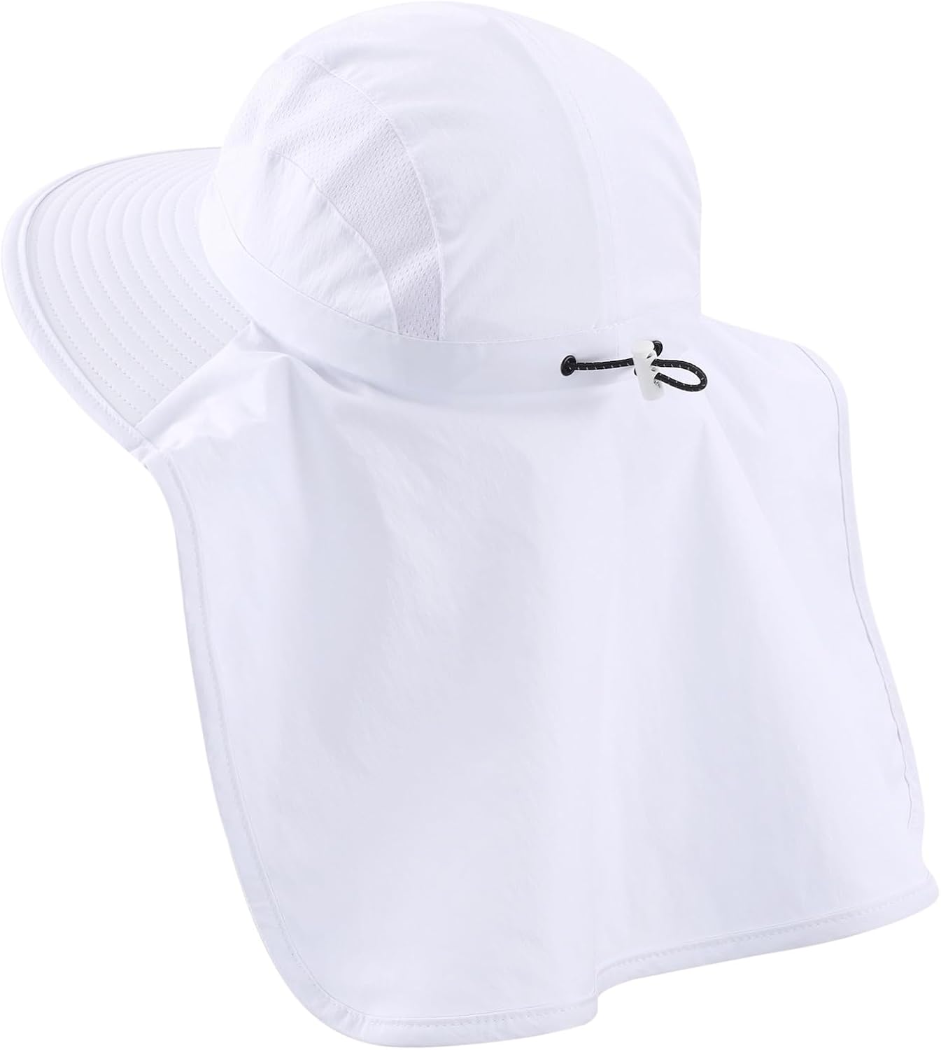 Home Prefer UPF 50+ Sun Hats for Men Women Wide Brim Fishing Hat with Neck Flap UV Protection Sunblock Safari Bucket Hat