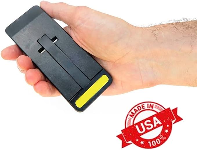 3 Pack Ultimate Door Stopper | Pocketstop | Non Slip Rubber Feet Door Stop | Foldable Door Wedge | Lightweight & Portable Door Holder | Portable Door Lock | Door Stopper Wall Protector