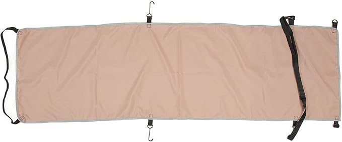 Ergonomic Hammock Seat Cover with Footrest for Airplane, Practical Outdoor Use (Khaki)