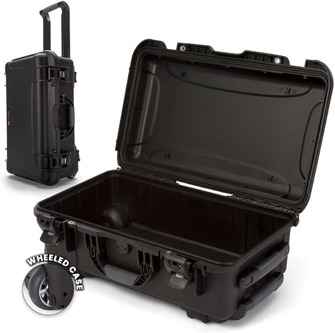 NANUK 935 Hard Case – Waterproof Equipment Case with Wheels, 22” x 14” x 9” – Dustproof and Impact Resistant, Airline Carry-On Approved – Black