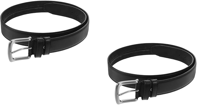 LOGOFUN 2pcs Travel Money Belt with Hidden Zipper Pocket Anti-theft Security Waist Wallet for Men Business Trip