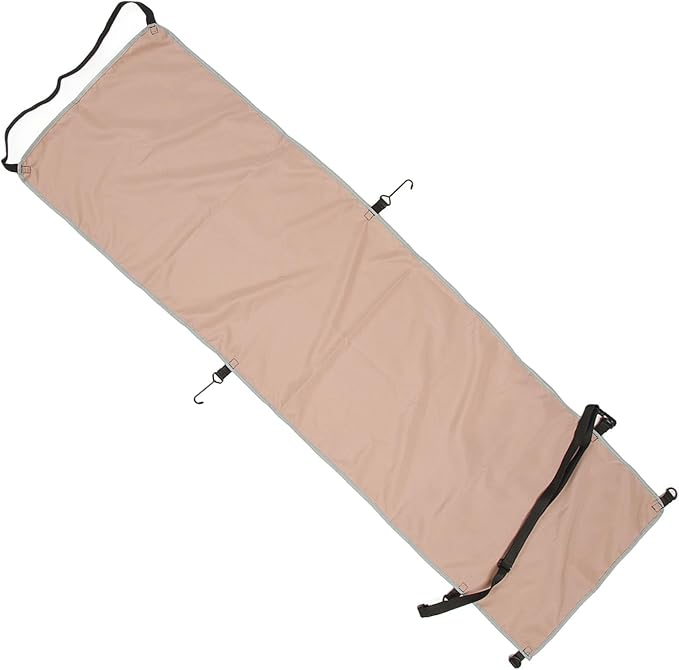 Ergonomic Hammock Seat Cover with Footrest for Airplane, Practical Outdoor Use (Khaki)