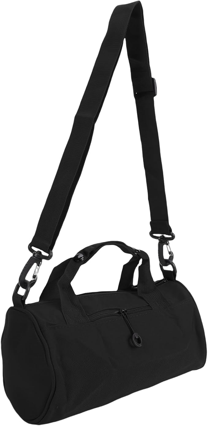 Greensen Compact Travel Bag, Oxford Fabric Gym Bag with Organized Storage, Lightweight and Versatile for Weekend Getaways and Daily Use (Black)
