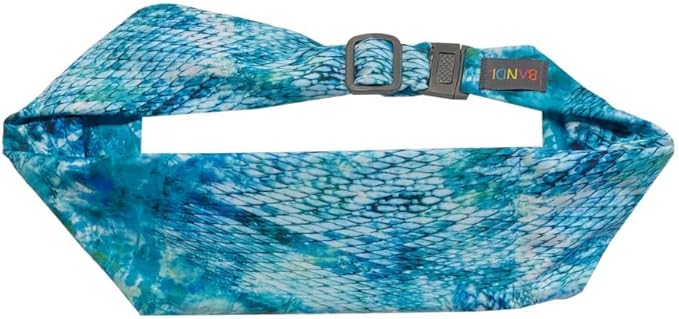 BANDI Plus Size Fanny Pack for Women - Travel-Ready Pocket Belt with Secure Hidden Money & Running Belt for Phone, Passport, Keys, & Medical Devices, Adjustable Fit, Comfortable (Seaside)
