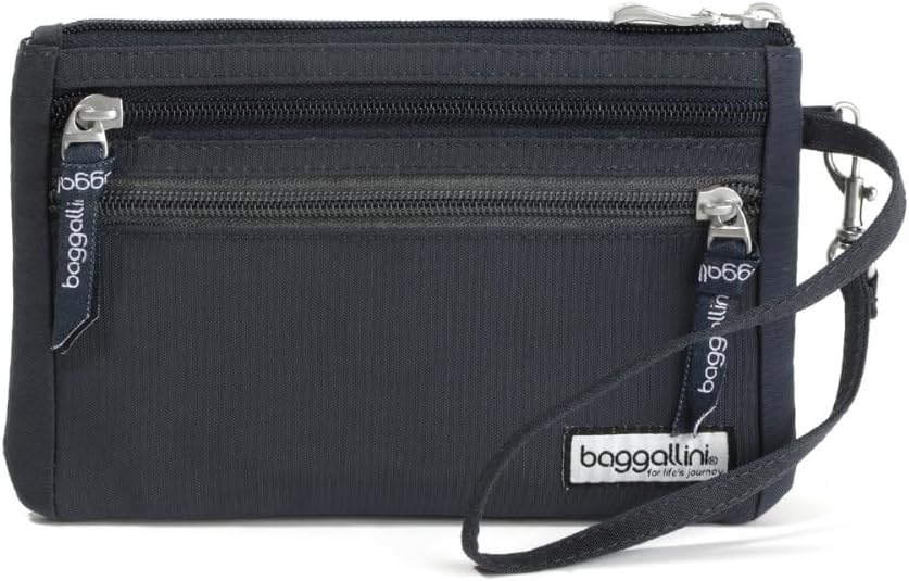 Baggallini Anti-theft RFID Currency Organizer 8"x4.25" Travel Accessory Passport Holder Money Belt Wallet w/Card Slots