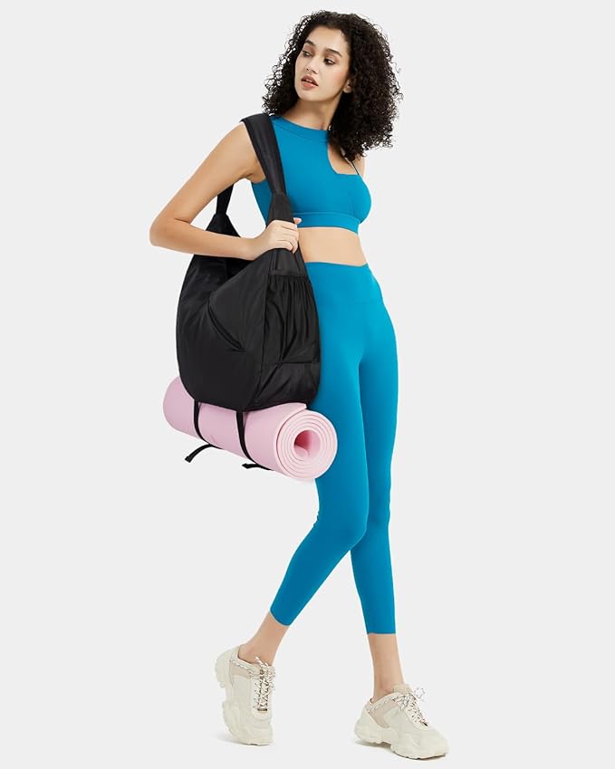 Ceneda Gym Bag Lightweight Multi-Pocket Travel Tote for Yoga
