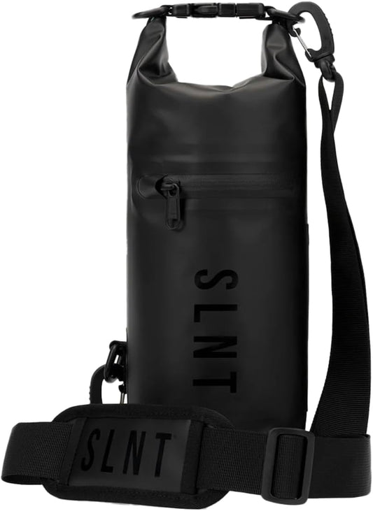 SLNT Waterproof Faraday Dry Bag - 420D Waterproof Nylon Signal Blocking Backpack - Protects Electronics from Water, Spying, Hacking - Blocks RFID, WiFi, Bluetooth, NFC, Cellular, GPS, EMF (2.5 Liter)