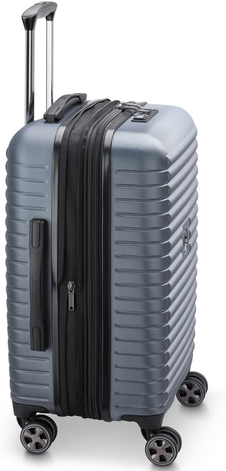 DELSEY PARIS Cruise 3.0 Hardside Expandable Luggage with Spinner Wheels, Graphite, Carry on 20 Inch