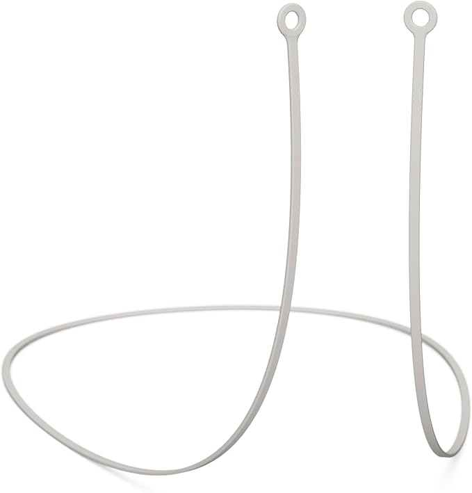 CURVD Earplug Lanyard, Soft Durable Flexible Premium Silicone Cord | Works with Most Earplugs w/Removable Tips Compatible with CURVD Everyday, Loop Quiet/Engage/Experience, Vibes and More - 26 Inches