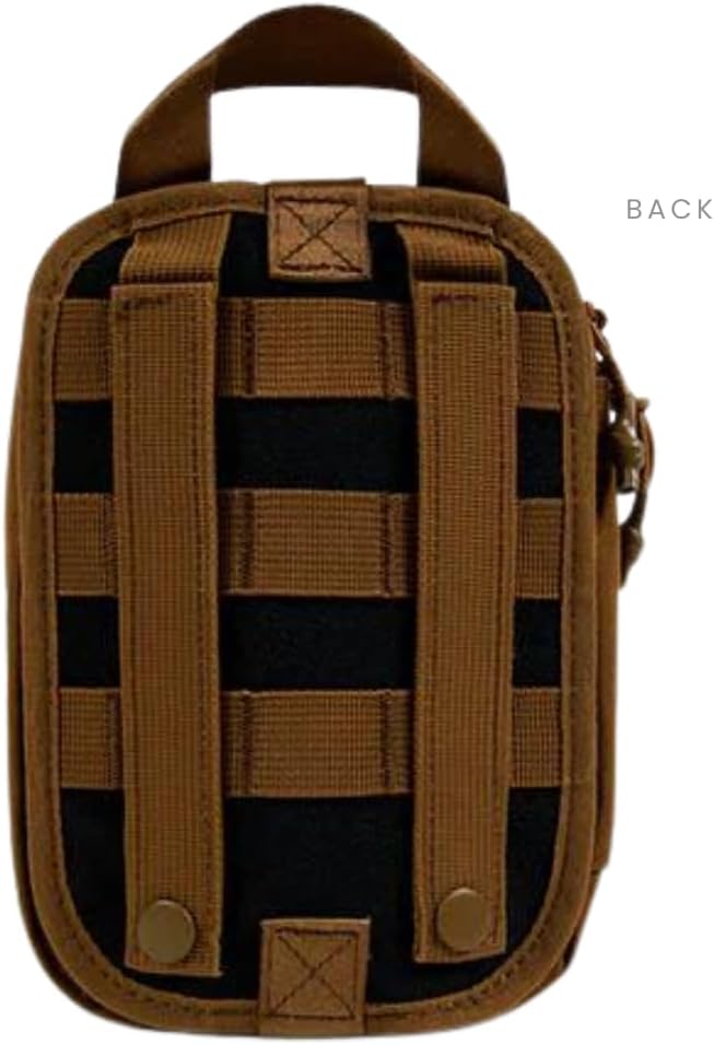 MY MEDIC MyFAK Standard - Ifak First Aid Kit - HSA FSA - 132 Life Saving Trauma and Medical Items - Survival Kit for Camping or Your Car - Coyote