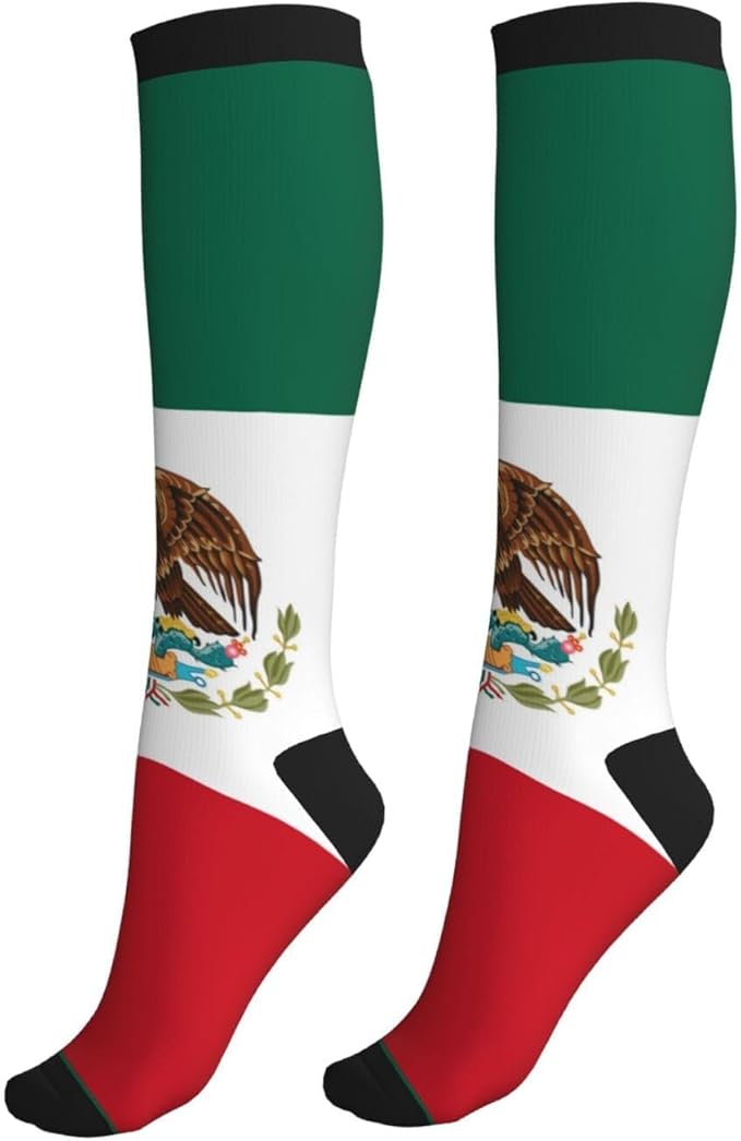 Compression Socks Knee High Circulation Support Socks For Women Men Athletic Running Work Hiking Cycling Travel
