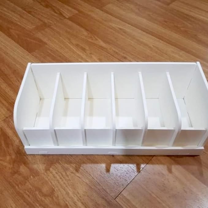 Mollytek Wooden Belt Organizer, Belt Storage Holder, Belt Container, Belt Display Case Box Organizer for Retail Store 6 Grids Belt Rack (6 Grids)