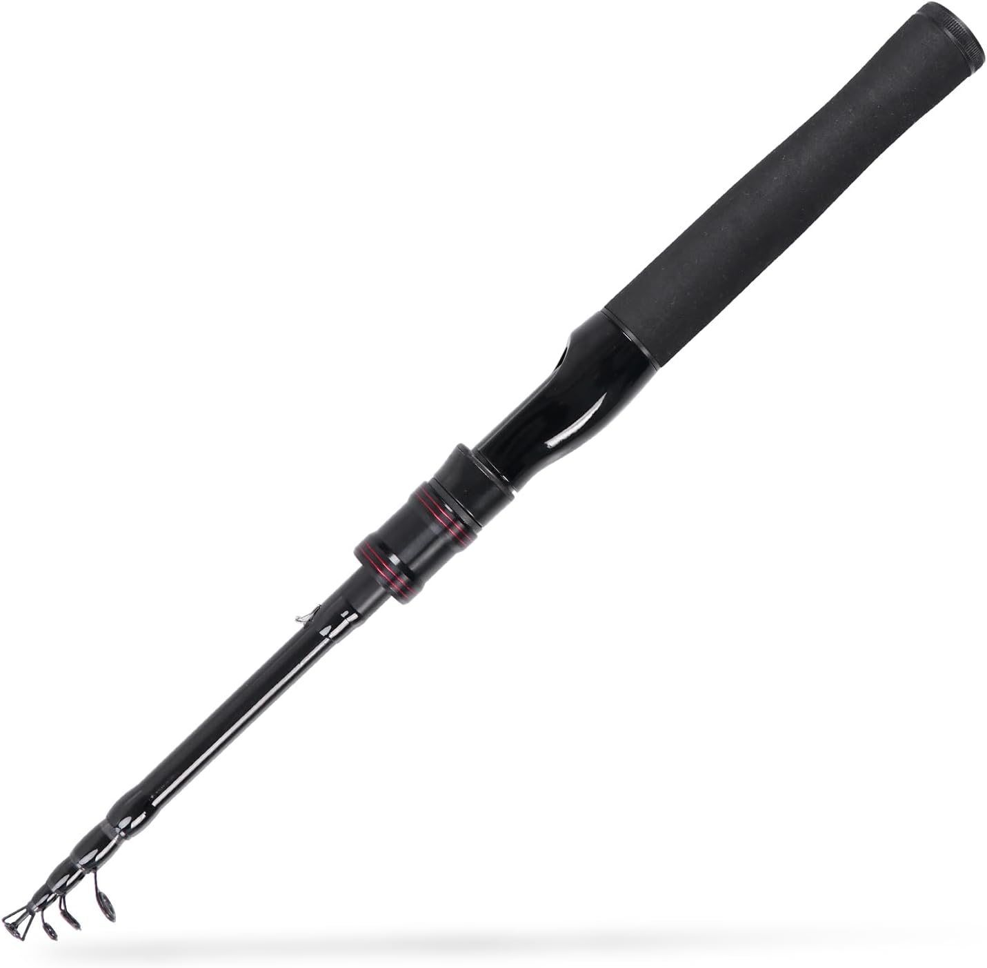 Telescopic Fishing Rod, Collapsible Fishing Rod Portable Spinning Pole for Saltwater and Freshwater, Carbon Fiber Lightweight and Compact Design
