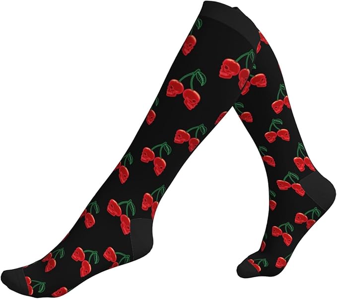 Compression Socks Knee High Circulation Support Socks For Women Men Athletic Running Work Hiking Cycling Travel