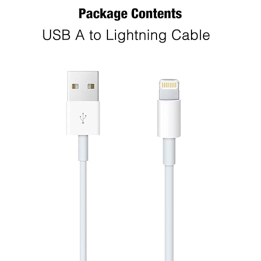 Short CarPlay Lightning Cable, 20 inch USB A to Lightning Cable for Apple iPhone 14, 14 Plus, 14 Pro Max, 13, SE 2nd/12/11/Xs/XR/8/7, iPad Air 4/5/ 6/7/8, Mini 2/3/4/5 Charger Cord, Car Charging Cable
