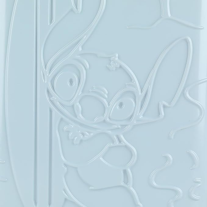Disney Stitch With Surfboard Light Blue 22" Rolling Luggage