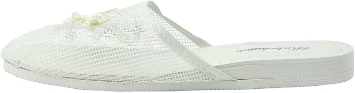REDVOLUTION Women's Chinese Mesh Slipper Floral Flip Flop Sandals | 1313