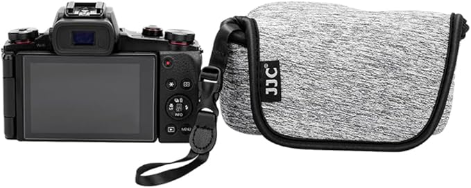 KIWIFOTOS Neoprene DSLR Camera Sleeve for Leica D-LUX 8 7 Fujifilm X30 X70 Sony ZV-E10 A6100 A6400 A6600 +16-50mm Lens Nikon COOLPIX P7800 Travel Camera Case Pouch