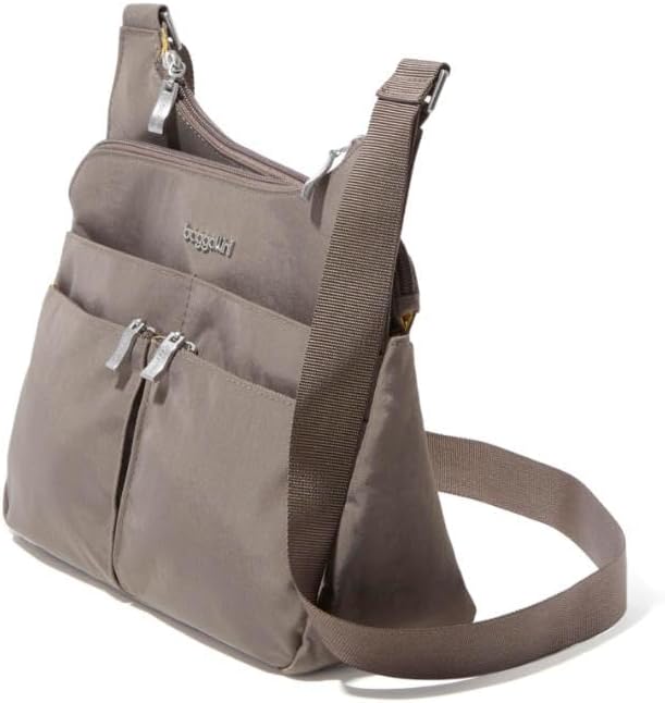 Baggallini Crossbody Travel Bag 11x8.5 Lightweight Water-resistant Nylon Handbag
