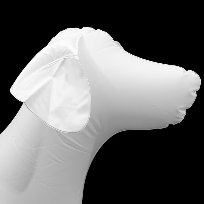 jojofuny Inflatable Dog Mannequin Standing Model 31.49X22.04X11.41In Durable Pet Clothing Display Stand for Pet Shops Salon Exhibition