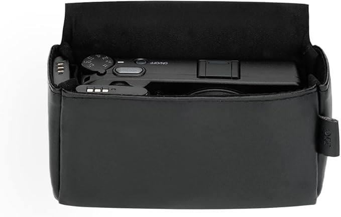 KIWIFOTOS Digital Travel Camera Case Compatible with LUMIX ZS99 Ricoh GR III GR IV PowerShot SX740 HS G7XM3 SONY RX100 VI RX100 Compact Camera Carrying Pouch Bag