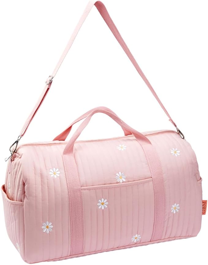 Women’s Travel Duffel Bag – Large Weekender & Overnight Travel Bag with Wet Pocket, Carry-On Friendly, Ideal as Hospital or Maternity Bag for Labor and Delivery