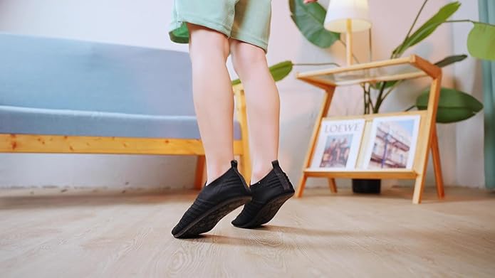 ditont Toddler Slippers Non-Slip Lightweight Comfortable Kids Indoor Grip House Home Shoes for Boys Girl