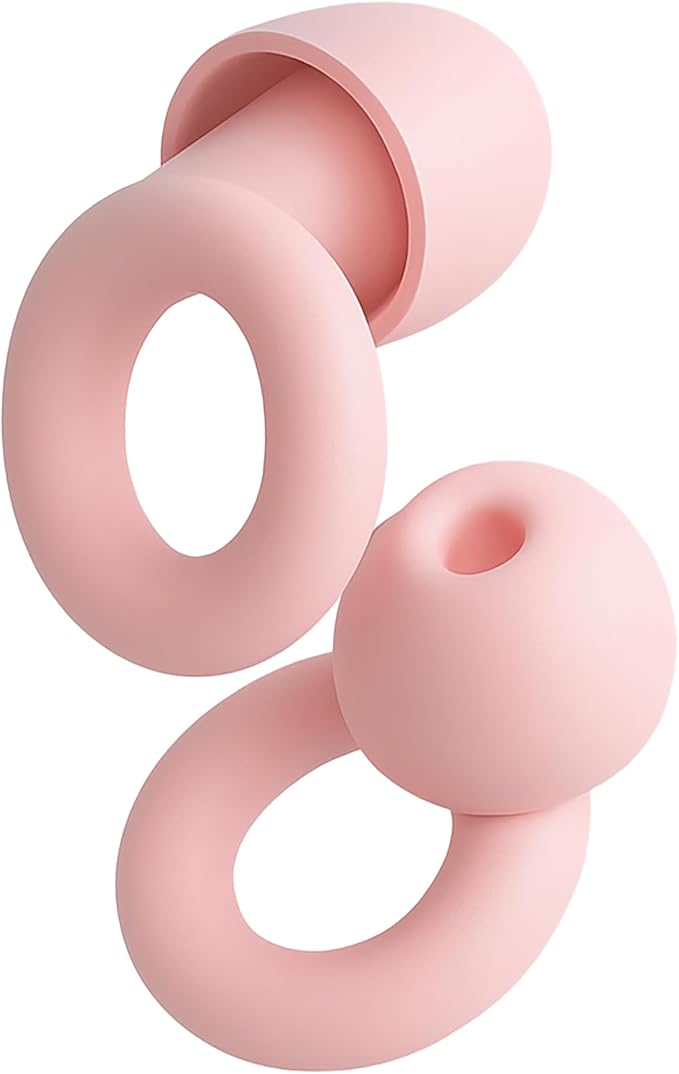 Earplugs for Concerts, Festivals, Musicians, Travel, Sleeping & Work Reusable High Fidelity Hearing Protection with Noise Reduction 17dB-21dB Comfortable