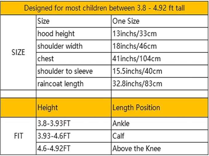 2 Pack Raincoats for Kids, Reusable Rain Ponchos with Hood and Sleeves Rain Coats for Boys and Girls