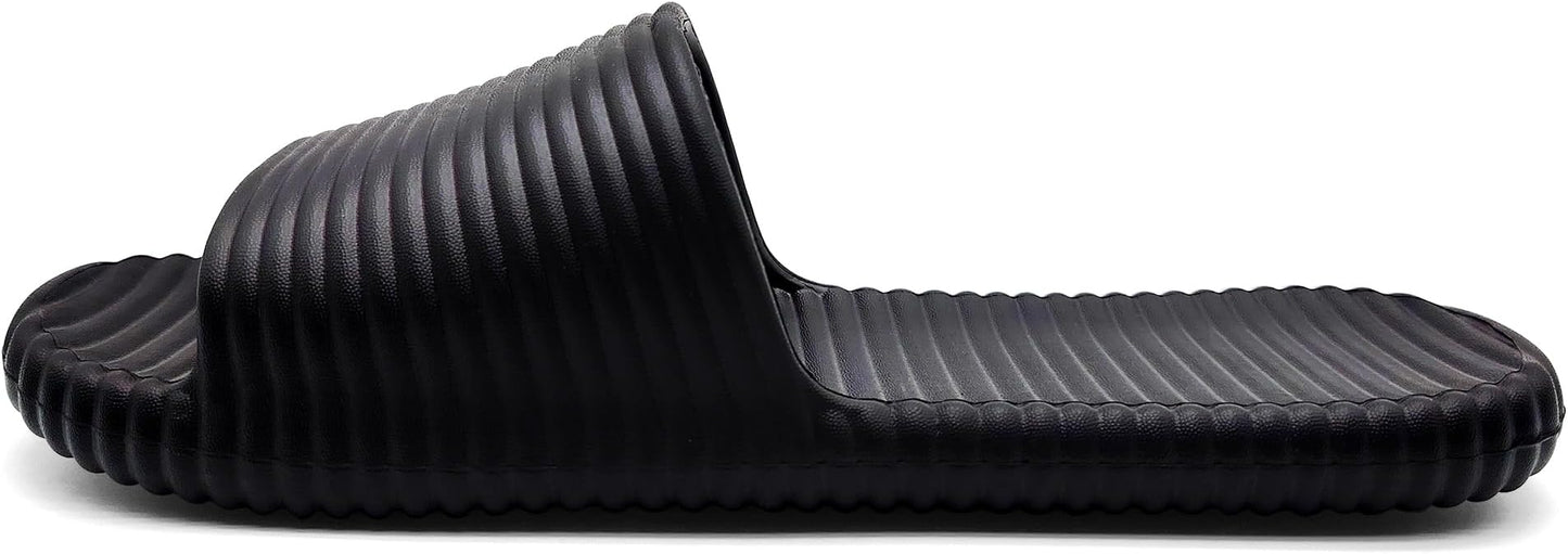 Quick Drying Shower Slippers For Women And Men Lightweight Open-toe EVA Non-Slip Slides Sandals Indoor And Outdoor Slipper For Bathroom,Spa,Pool,Gym,Beach