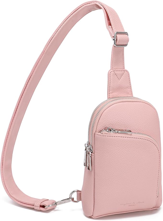 Haytijoe RFID Anti-Theft Sling Bag for Women, Small Crossbody Travel Purse with Locking Zippers, Lightweight Everyday Bag