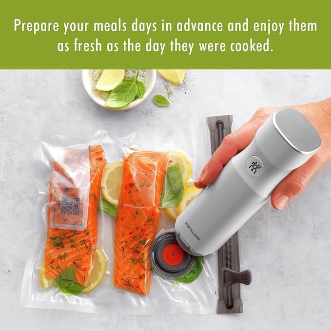 ZWILLING Fresh & Save 3-pc Vacuum Sealer Bags, Sous Vide Bags, Meal Prep - Large (Set of 3)