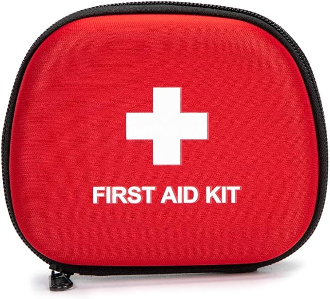 First Aid Hard Case Empty, First Aid Hard Case First Aid EVA Hard Red Medical Bag for Home Health First Emergency Responder Camping Outdoors (5x4x1.8 Small)