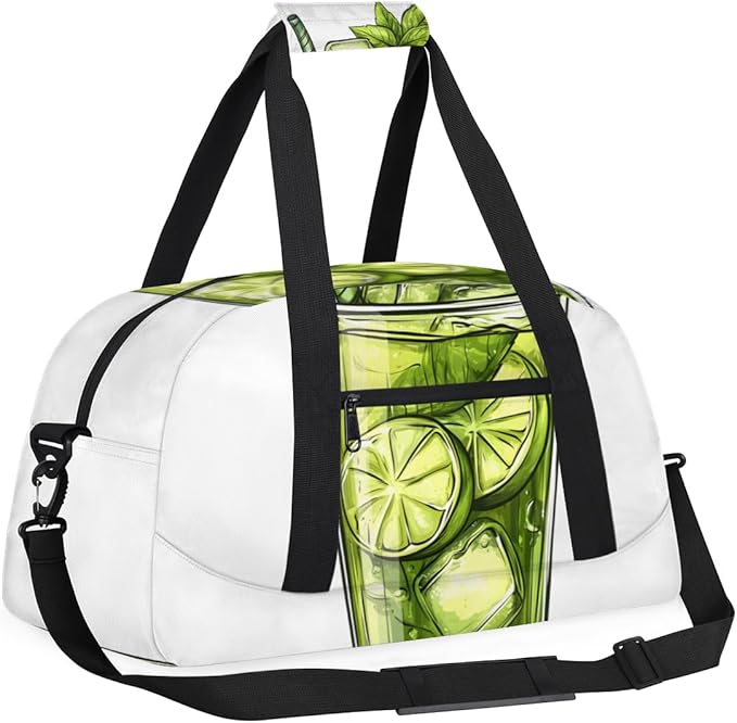 Food And Beverage (2) Kids-Duffel-Bags Gymnastics Dance Bag Carry-On Overnight Travel Gym Lightweight Dance Sports Bags For Girls Boys Kids，