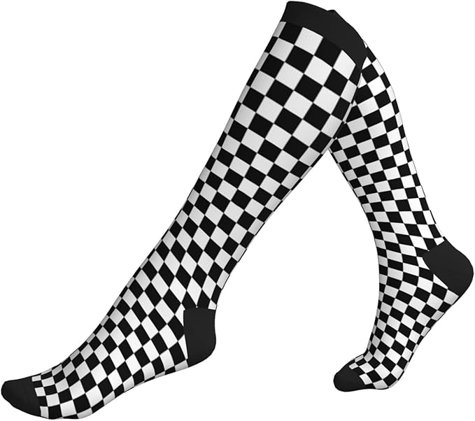 Compression Socks Knee High Circulation Support Socks For Women Men Athletic Running Work Hiking Cycling Travel