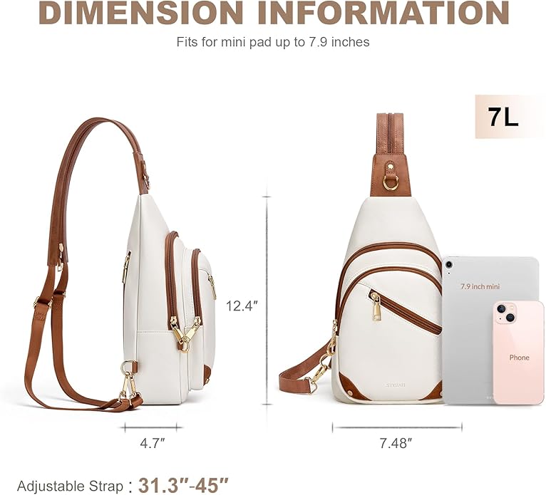Anti Theft Sling Bag for Women, RFID Crossbody Purses Convertible Sling Backpack, Cross Body Purse Chest Bag