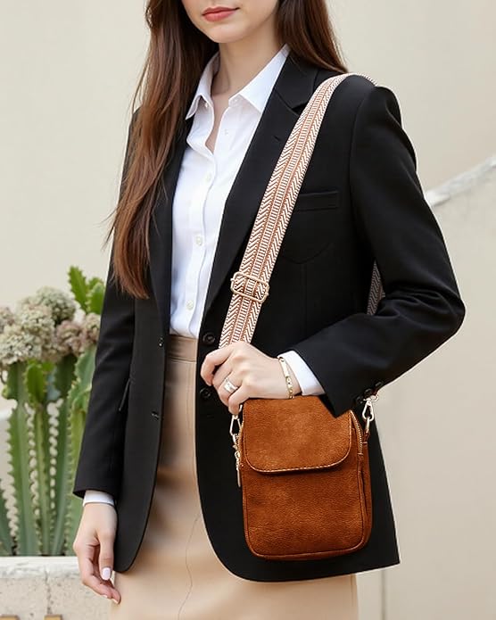Fashion Small Crossbody Bags for Women Trendy Designer Cell Phone Purses Wallets with Card Holder Anti Theft Travel