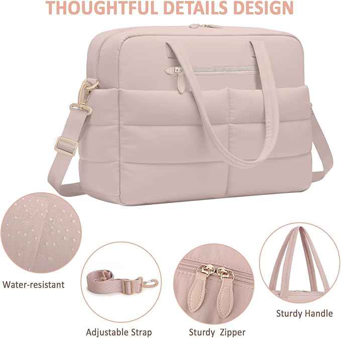 Travel Duffel Bags, Personal Item Travel Bag, Weekender Bags for Women Men Workout Duffle Gym Overnight Bag Foldable Lightweight Tote Carry On Hospital Bag, Pink