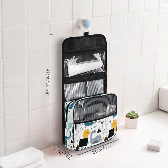 senya Hanging Travel Toiletry Bag Kit Makeup Case Cosmetics Organizer for Men Women