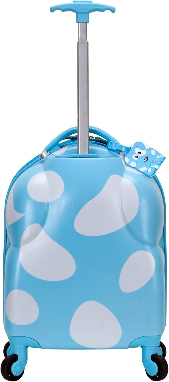 Rockland Jr. Kid's My First Luggage - Hardside Spinner Luggage, Puppy, Carry-On 16-Inch