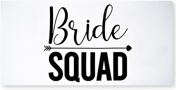 Bride Squad Towel for Beach Bachelorette Party - Large Classic Towel Design for Bridesmaids to Match Bride to Be - Team Bride Tribe Bachelorette Party Towels - 60"x30"