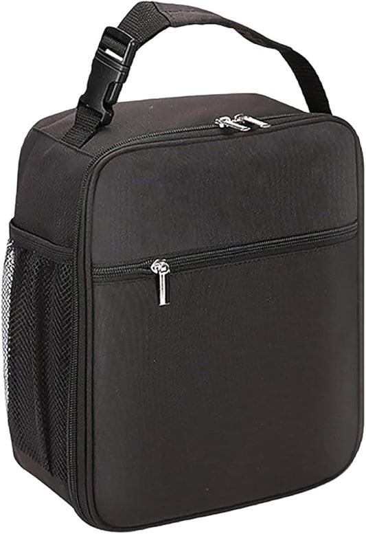 Insulated Lunch Bag for Men and Women, Leakproof Lunch Box with Mesh Pockets for Work, Gym, Travel or Camping, Lightweight and Easy Clean