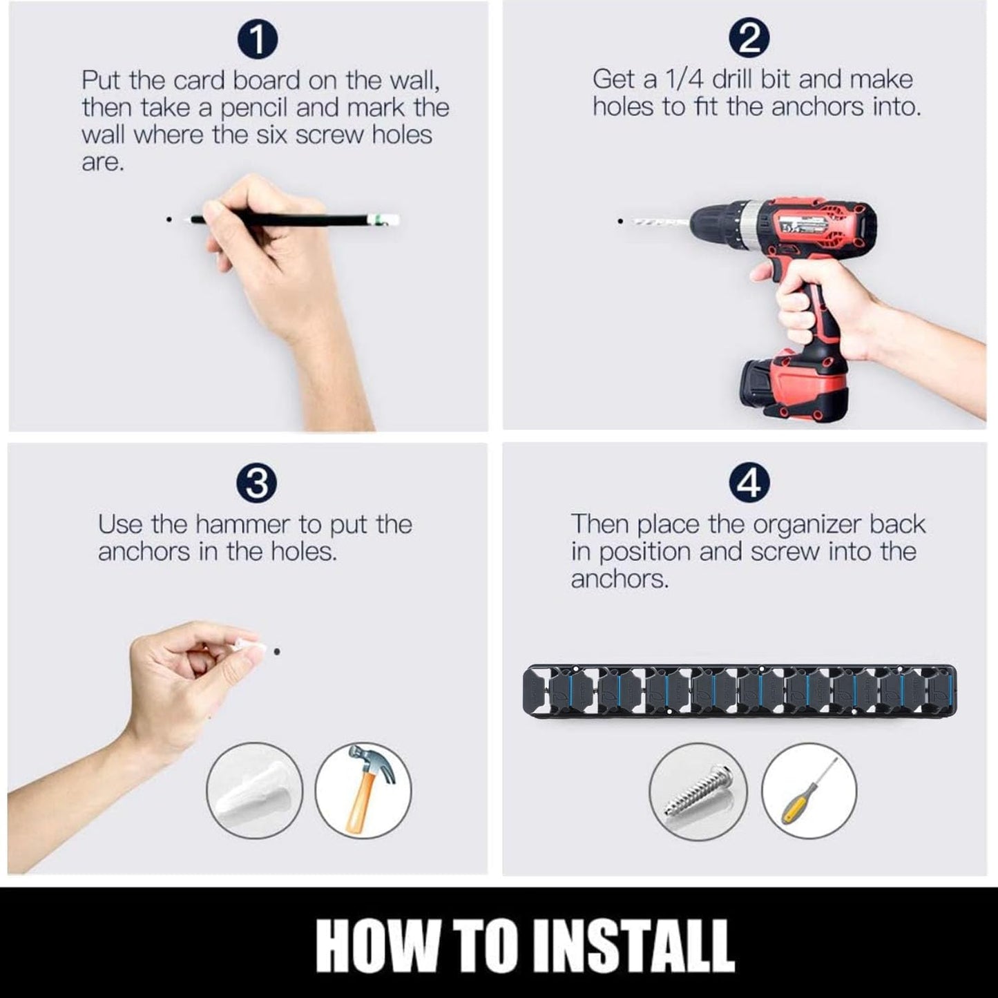 Fishing Rod Holder,Wall-Mounted Fishing Rod Rack Vertical Fishing Pole Holder Holds Up to 18 Rods or Combos,Fishing Rod Rack for Garage Organization System &Fits Most Rods