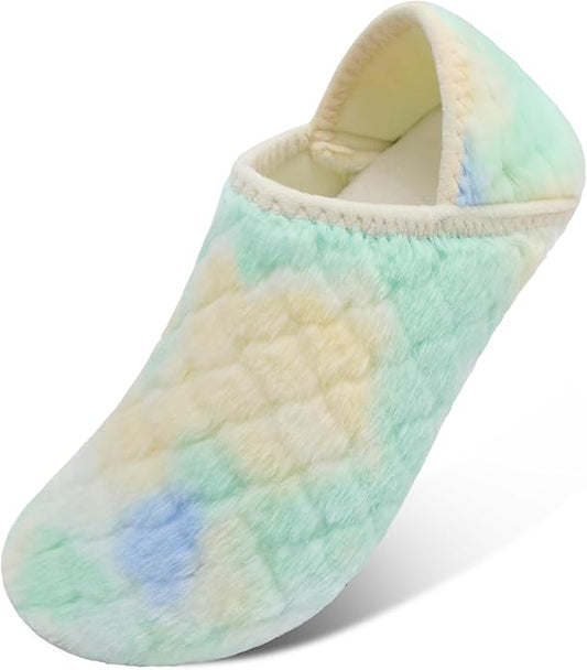 Scurtain Unisex Adults Rubber Sole Slippers